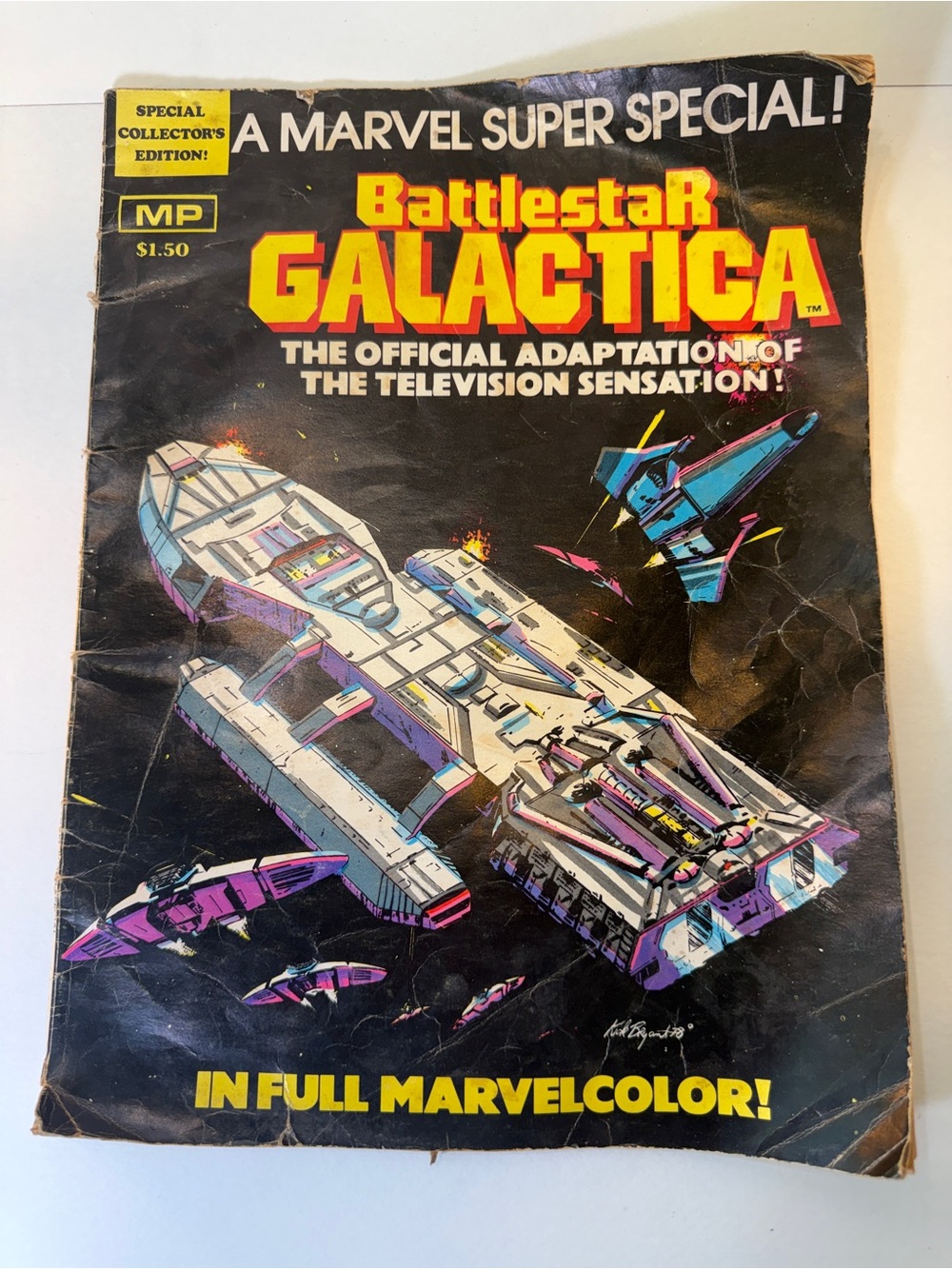 VINTAGE 1978 BATTLESTAR GALACTICA MARVEL SUPER SPECIAL VOL 1 NO 8 COMIC BOOK